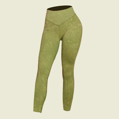 Set de yoga fără sudură, spălat cu nervuri, crop top, cămașă pentru femei, jambiere, ținută din două piese, îmbrăcăminte de antrenament, costum de gimnastică, seturi sport, haine