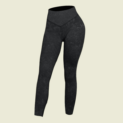 Set de yoga fără sudură, spălat cu nervuri, crop top, cămașă pentru femei, jambiere, ținută din două piese, îmbrăcăminte de antrenament, costum de gimnastică, seturi sport, haine