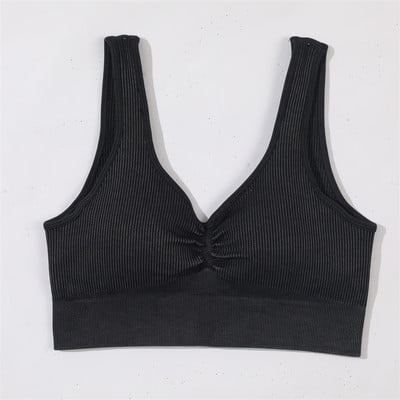 Set de yoga fără sudură, spălat cu nervuri, crop top, cămașă pentru femei, jambiere, ținută din două piese, îmbrăcăminte de antrenament, costum de gimnastică, seturi sport, haine