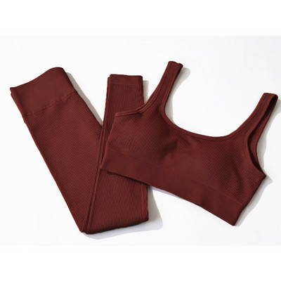 Αθλητικό σετ χωρίς ραφές Γυναικεία 2 τεμάχια Crop top Κολάν σουτιέν Σορτς Σετ γιόγκα Αθλητική φόρμα γυμναστικής XL Ρούχα γυμναστικής