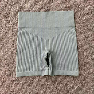 Αθλητικό σετ χωρίς ραφές Γυναικεία 2 τεμάχια Crop top Κολάν σουτιέν Σορτς Σετ γιόγκα Αθλητική φόρμα γυμναστικής XL Ρούχα γυμναστικής