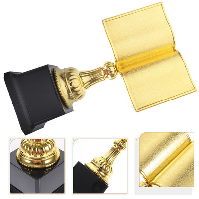 Angol cím: Gold Award Trophy Cups Könyv alakú műanyag trófea Reading Star Trophy első helyezett trófeák bajnoka