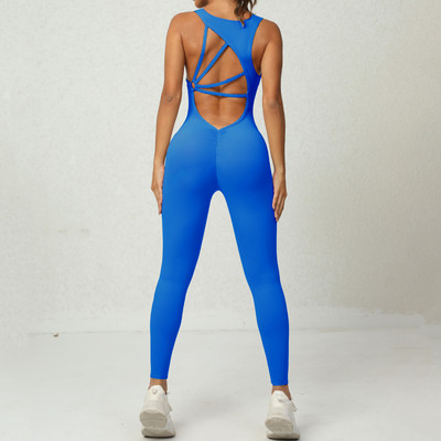 2024 Mental Pad kombinezon Sport Ženski set za jogu Bodi za fitness Sportska odjeća za teretanu Visoka elastična odjeća za trčanje