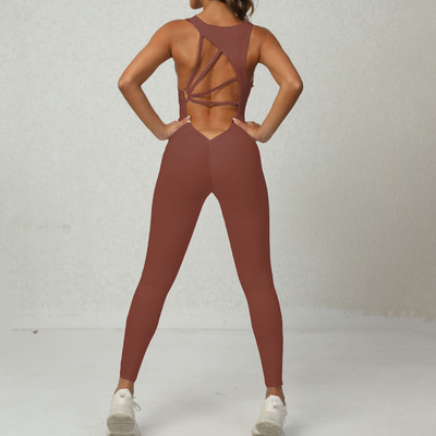2024 Mental Pad kombinezon Sport Ženski set za jogu Bodi za fitness Sportska odjeća za teretanu Visoka elastična odjeća za trčanje