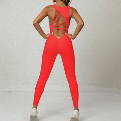 2024 Mental Pad kombinezon Sport Ženski set za jogu Bodi za fitness Sportska odjeća za teretanu Visoka elastična odjeća za trčanje