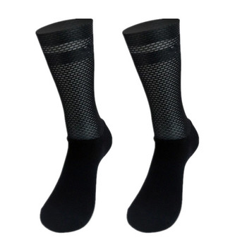 Bike New Summer Team Aero Cycling Socks Silica Gel Non-slip Breathable Pro Racing Sports Socks Men Women Calcetines Ciclismo