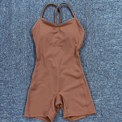 Sieviešu sporta apģērbs bez muguras, 2023. gada likras fitnesa kombinezons, viengabala kombinezons, šorti, sporta apģērbs, sporta zāle, treniņu apģērbs sievietēm, sporta apģērbs