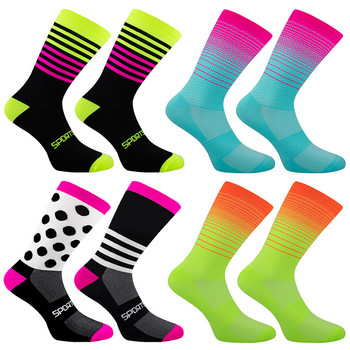 2023 TIMUBIKE Спорт Спортни чорапи за открито Мъжки унисекс чорапи за колоездене Чорапи Велосипедни обувки за шосейни велосипедни чорапи Бягане Баскетбол