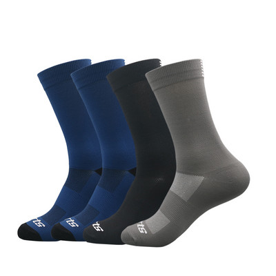 Jaunas riteņbraukšanas zeķes augstas kvalitātes kompresijas vīriešiem, riteņbraukšanai brīvā dabā, sievietēm, kas skrien Profesionāli sporta skriešanā