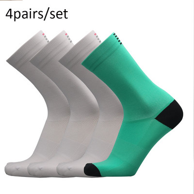 Jaunas riteņbraukšanas zeķes augstas kvalitātes kompresijas vīriešiem, riteņbraukšanai brīvā dabā, sievietēm, kas skrien Profesionāli sporta skriešanā