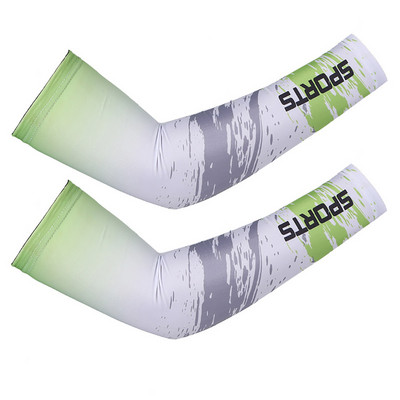 1 tk hingav kiiresti kuivav UV-kaitse Jooksuvarrukad korvpalli küünarnukikaitse Fitness Sport Jalgrattasoojendajad Käevarrukas