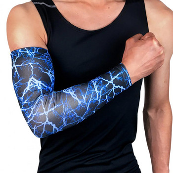 50%ГОРЕЩ Дишащ Бързосъхнещ слънцезащитен крем Ръкав за ръка за бягане Спортен ръкав Камуфлажен Спорт на открито Фитнес Упражнение Затопляне на ръцете