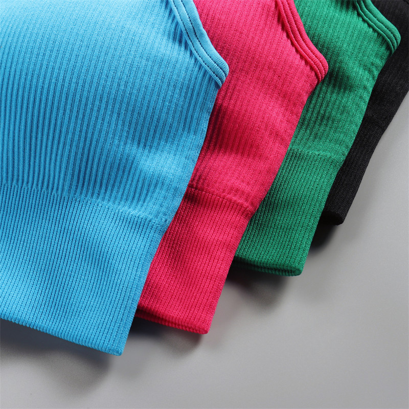 Õmblusteta jõusaalikomplekt Treeningriided naistele Kaheosaline treeningkomplekt Fitness Spordirinnahoidja lühikesed püksid Säärised Joogakomplekt Kandke jõusaalikomplekte