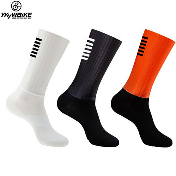Αντιολισθητικές κάλτσες Aero από σιλικόνη Whiteline Ποδηλατικές κάλτσες YKYWBIKE Ανδρικές κάλτσες ποδηλάτου αθλητικού τρεξίματος
