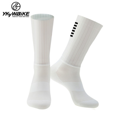 Противохлъзгащи силиконови аеро чорапи Whiteline Велосипедни чорапи YKYWBIKE Мъжки велосипедни спортни велосипедни чорапи за бягане
