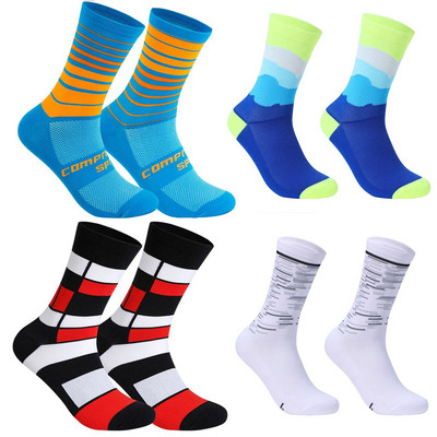 26 цвята MTB чорапи за велосипеди Удобни чорапи за колоездене за бягане Висококачествени чорапи за шосейни велосипеди
