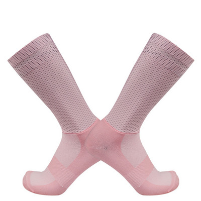 Rattaratta uued sokid Summer Aero Silica Team Geel Libisemisvastane Hingav Pro Racing Spordisokid Mehed Naised Calcetines Ciclismo