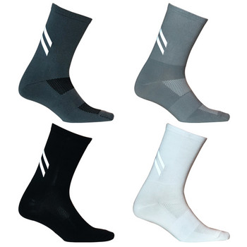 Нови високоотразяващи чорапи за колоездене Нощна безопасност Мъже Жени Професионални велосипедни чорапи за велосипед Спортен туризъм Чорап за бягане