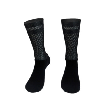 Нови професионални чорапи Team Aero противоплъзгащи силиконови чорапи за колоездене Мъжки велосипедни спортни чорапи за бягане с велосипед Calcetines Ciclismo