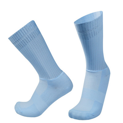 Új Pro Socks Team Aero csúszásgátló szilikon kerékpáros zoknik férfi kerékpáros sportfutó kerékpáros zokni Calcetines Ciclismo