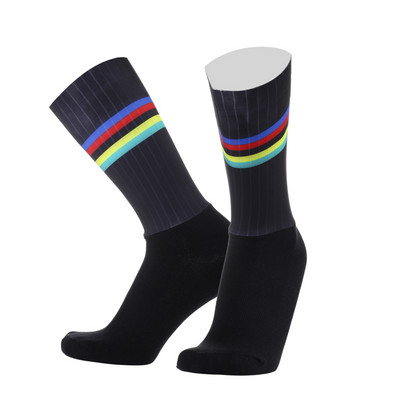 Új Pro Socks Team Aero csúszásgátló szilikon kerékpáros zoknik férfi kerékpáros sportfutó kerékpáros zokni Calcetines Ciclismo