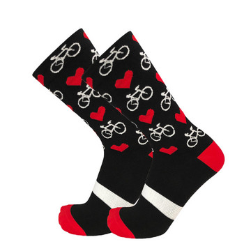 Нови чорапи за колоездене, мъже, жени, компресионни чорапи за шосейни велосипеди, чорапи за планински велосипеди, състезателни чорапи, обичани чорапи