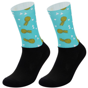 21 цвята Нов материал Велосипедни чорапи Смешни противоплъзгащи се мъжки дамски велосипедни чорапи Нехлъзгащи се спортни чорапи за къмпинг