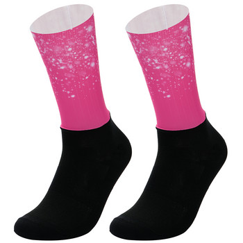 21 цвята Нов материал Велосипедни чорапи Смешни противоплъзгащи се мъжки дамски велосипедни чорапи Нехлъзгащи се спортни чорапи за къмпинг