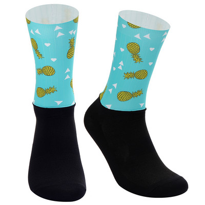 21 värvi Uus materjal Jalgrattasokid Naljakad Libisemisvastased Mehed Naised Jalgrattasokid Libisemiskindlad Sport Jooksmine Matkasokid