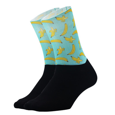 21 värvi Uus materjal Jalgrattasokid Naljakad Libisemisvastased Mehed Naised Jalgrattasokid Libisemiskindlad Sport Jooksmine Matkasokid