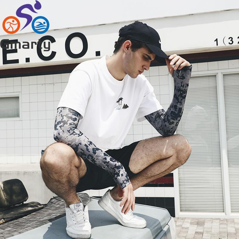 1 paar spordikäevarrukaid käes Päikesekaitse UV-kaitsega Jalgrattasõit Kalapüük Jooks jääl Siid Pikad Tattoo Varrukad Päikesepõletusevastane Manseti kate