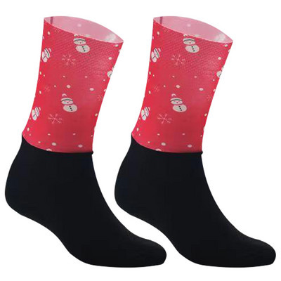 Krāsas 21 Jauns Materiāls Riteņbraukšanas Zeķes Smieklīgas Pretslīdes Vīriešu Sieviešu Velosipēdu Zeķes Neslīdošas Sporta Skriešanas Kempinga Zeķes