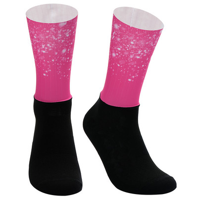 Krāsas 21 Jauns Materiāls Riteņbraukšanas Zeķes Smieklīgas Pretslīdes Vīriešu Sieviešu Velosipēdu Zeķes Neslīdošas Sporta Skriešanas Kempinga Zeķes