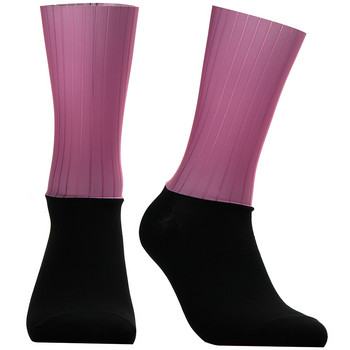 Висококачествени чорапи за колоездене Мъжки Дамски шосейни чорапи за велосипеди Открита марка Racing Bike Compression Sport Socks Calcetines Ciclismo