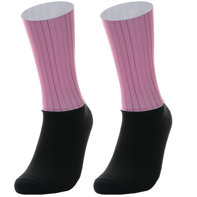 2023. gada pretslīdes silikona vasaras aerozeķes Whiteline riteņbraukšanas zeķes vīriešiem velosipēdiem sporta skriešanas velosipēda zeķes Calcetines Ciclismo