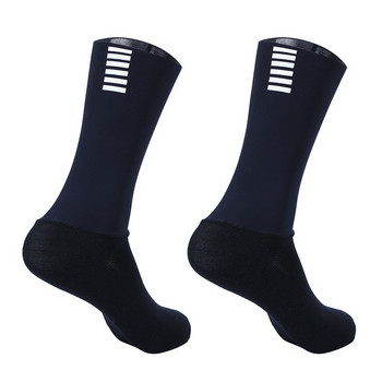 Anti Socks Seamless Cycling Molding Integral Bike Slip 2022 Socks Compression Bicycle Αθλητικές κάλτσες για τρέξιμο εξωτερικού χώρου