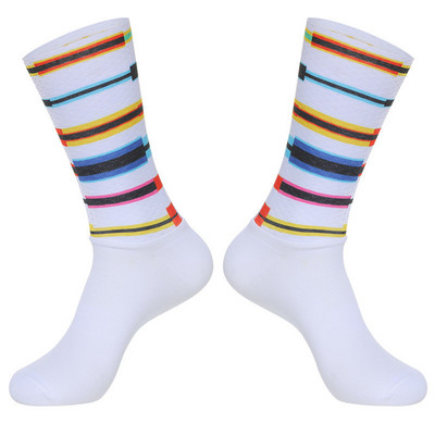 Anti Socks õmblusteta jalgrattasõidu vormimine integreeritud rattalibisemine kõrgtehnoloogilised 2022 sokid kompressioonjalgrattale välijooksuspordisokid