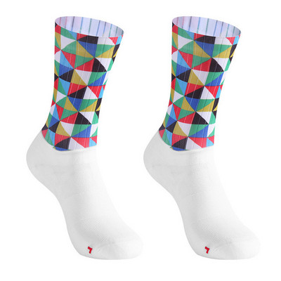 Anti Socks õmblusteta jalgrattasõidu vormimine integreeritud rattalibisemine kõrgtehnoloogilised 2022 sokid kompressioonjalgrattale välijooksuspordisokid