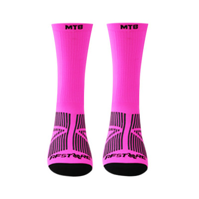 Profesionāli velosipēda augstas kvalitātes zeķes Riteņbraukšanas ceļa zeķes Vīriešu Sieviešu Āra sacīkšu Velosipēdu Kompresijas Zeķes