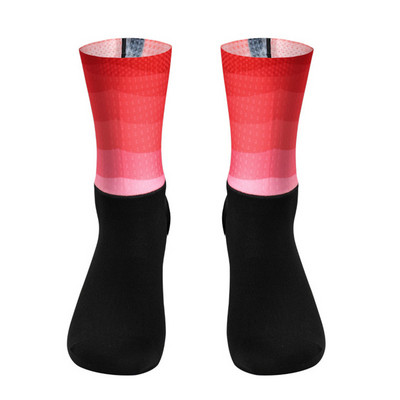 Νέες κάλτσες ποδηλασίας Καλοκαιρινές δροσερές αναπνεύσιμες αντιολισθητικές κάλτσες σιλικόνης Pro Competition Aero Sports Bike Running Κάλτσες Calcetines Ciclismo