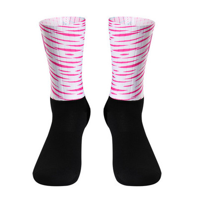 Νέες κάλτσες ποδηλασίας Καλοκαιρινές δροσερές αναπνεύσιμες αντιολισθητικές κάλτσες σιλικόνης Pro Competition Aero Sports Bike Running Κάλτσες Calcetines Ciclismo