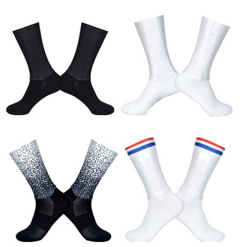 Ποδηλασία Breathable New Socks Summer Men Antislip Seamless Aero Bike Wearproof Road Calcetines Ciclismo