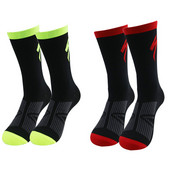 2 ζευγάρια νέες συνδυαστικές κάλτσες αθλητικού ποδηλάτου για άνδρες και επαγγελματικές κάλτσες ποδηλασίας δρόμου για άνδρες και γυναίκες