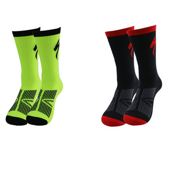 2 ζευγάρια νέες συνδυαστικές κάλτσες αθλητικού ποδηλάτου για άνδρες και επαγγελματικές κάλτσες ποδηλασίας δρόμου για άνδρες και γυναίκες