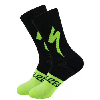 1 чифт велосипедни чорапи Професионални велосипедни чорапи Running Racing Meias Calcetines Ciclismo MTB Футболни спортни чорапи за езда Мъже Жени