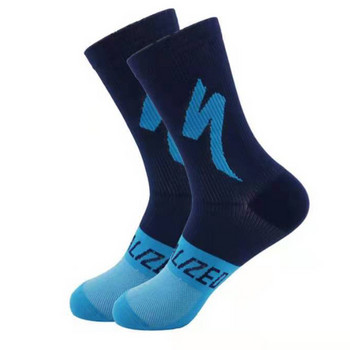1 чифт велосипедни чорапи Професионални велосипедни чорапи Running Racing Meias Calcetines Ciclismo MTB Футболни спортни чорапи за езда Мъже Жени