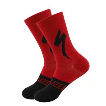 1 Pair Bike Sock Επαγγελματικές κάλτσες ποδηλασίας Running Racing Meias Calcetines Ciclismo MTB Football Sport Ιππασίας Κάλτσες Ανδρικές γυναίκες