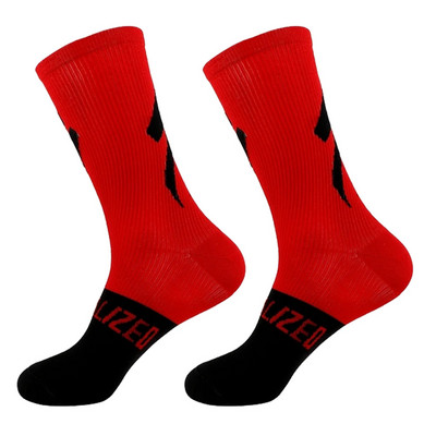 1 Pair Bike Sock Επαγγελματικές κάλτσες ποδηλασίας Running Racing Meias Calcetines Ciclismo MTB Football Sport Ιππασίας Κάλτσες Ανδρικές γυναίκες