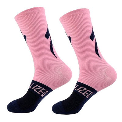 1 Pair Bike Sock Επαγγελματικές κάλτσες ποδηλασίας Running Racing Meias Calcetines Ciclismo MTB Football Sport Ιππασίας Κάλτσες Ανδρικές γυναίκες