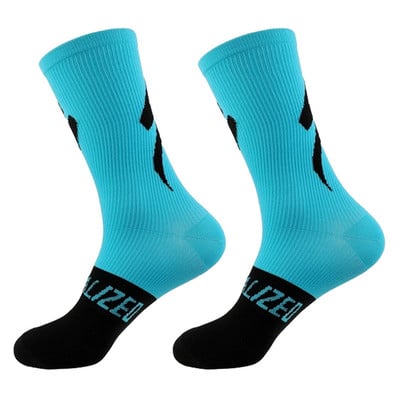 1 Pair Bike Sock Επαγγελματικές κάλτσες ποδηλασίας Running Racing Meias Calcetines Ciclismo MTB Football Sport Ιππασίας Κάλτσες Ανδρικές γυναίκες